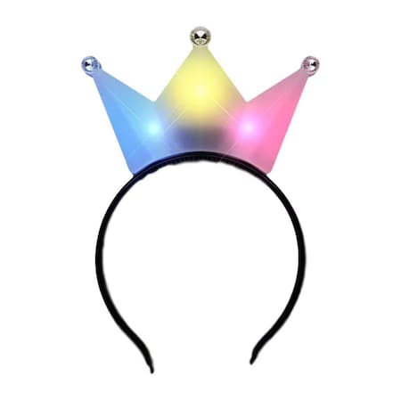 Endless Games 3 Jeweled Multicolor Princess Crown Headbands EN3332244